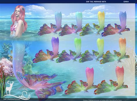 The overall look is incomplete without the perfect color. . Sims 4 alpha mermaid cc
